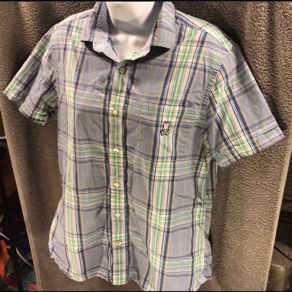 Psycho Bunny Short Sleeve button down. - Picture 2 of 4